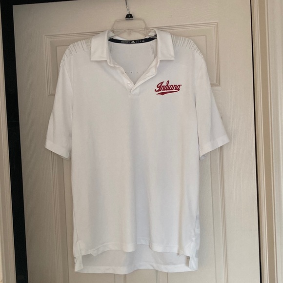 Indiana University- Adidas- Climalite Polo Shirt - Picture 1 of 9